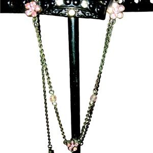 Pink Flower Necklace